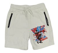 Bílé teplákové kraťasy se Spidermanem Primark