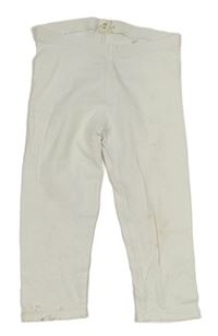 Biele capri legíny H&M
