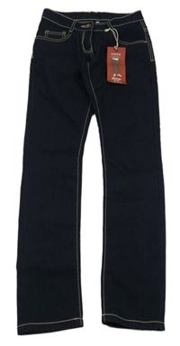 Nové - Tmavomodré skinny rifle C&A