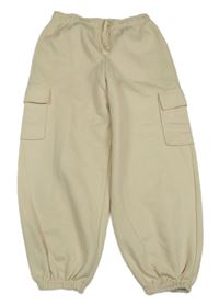 Béžové cargo tepláky River Island