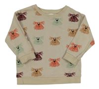 Béžová mikina se psy John Lewis