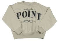 Béžová mikina s nápisom Page One Young