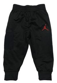 Černé sportovní tepláky s logem Air Jordan