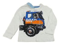 Nové - Bílé triko s náklaďákem F&F