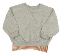 Svetlosivá melírovaná oversize mikina George