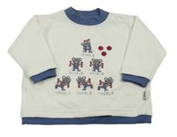 Biela mikina s myškami