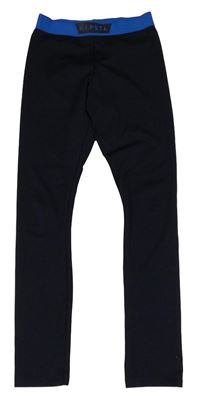 Tmavomodré spodní funkční kalhoty Kipsta