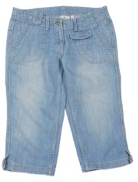 Svetlomodré capri rifle Tom Tailor