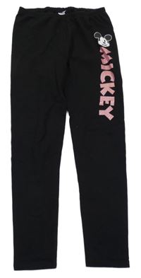 Černé teplé legíny s Mickeym C&A