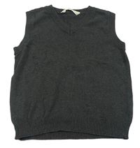 Tmavosivá pletená vesta H&M