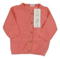 Nové - korálový ľahký prepínaci sveter F&F