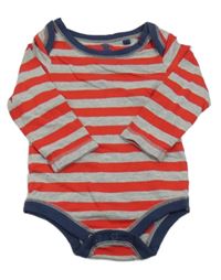 Červeno-sivé pruhované body Tu