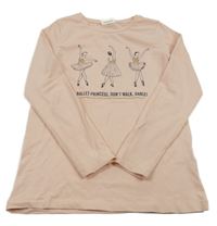 Marhuľové tričko s baletkami