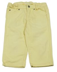 Žlté crop rifle s vreckami H&M