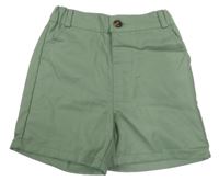 Zelené chino kraťasy