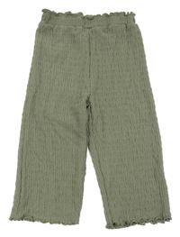 Khaki ľahké nohavice Reserved