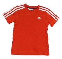 Červené tričko s logem Adidas