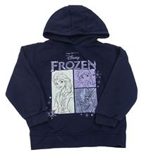 Tmavomodrá mikina s kapucí - Frozen Disney