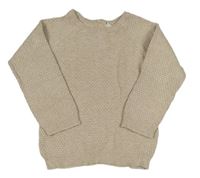 Béžový vzorovaný sveter H&M