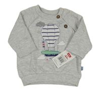 Nové - Svetlosivá mikina s balonem zn. F&F