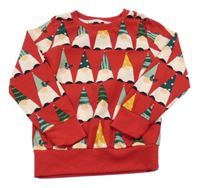 Červená mikina s trpaslíky George