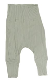 Mintové žebrované tepláky Mamas&Papas