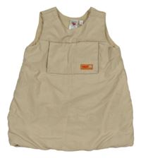 Béžové šušťákové zateplené na traké šaty C&A