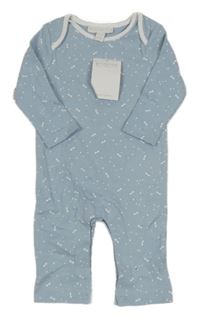 Nové - Svetlomodrý overal s hviezdami