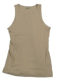 Béžový žebrovaný top F&F