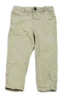 Béžové plátěné chino kalhoty Denim Co.