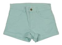Světlemodré riflové kraťasy H&M