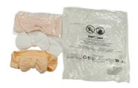 Nové - 3set - 3x čelenka s mašlí - bílá + růžová + oranžová 