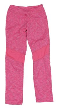 Neonově růžové melírované sportovní legíny Topolino
