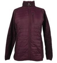 Dámská vínová šusťákovo-pletená funkční bunda Craghooppers 