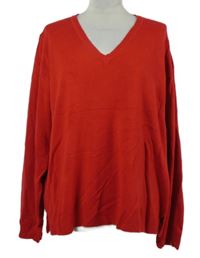 Dámský červený svetr M&S