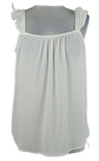 Nové - Dámsky biely průsvitný top s volánikmi F&F