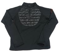 Černá šusťákovo/sportovní termo mikina Nike