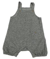 Šedé úpletové laclové kraťasy Matalan