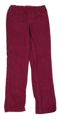 Vínové elastické manžestráky Kiki&Koko