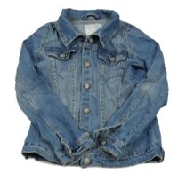 Modrá rifľová bunda Alive