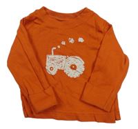 ORanžové triko s traktorem George