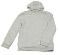 Svetlosivá melírovaná mikina s kapucňou Primark