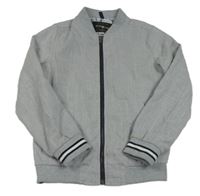 Šedý melírovaný podšitý bomber River Island