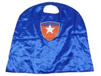 Kostým - Modro-červený plášť s potiskem