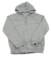 Sivá melírovaná prepínaci mikina s kapucňou Primark