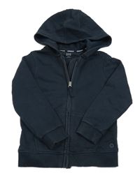 Tmavomodrá prepínaci mikina s kapucňou M&S