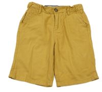 Okrové plátenné chino kraťasy Denim Co.