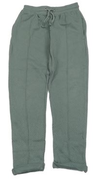 Zelené vzorované tepláky F&F