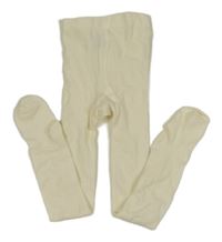 Smetanové punčocháče H&M,