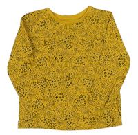 Žlté vzorované tričko Matalan